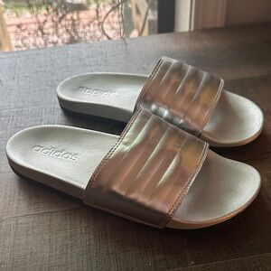 Adidas Women's Metallic Slide Sandals
